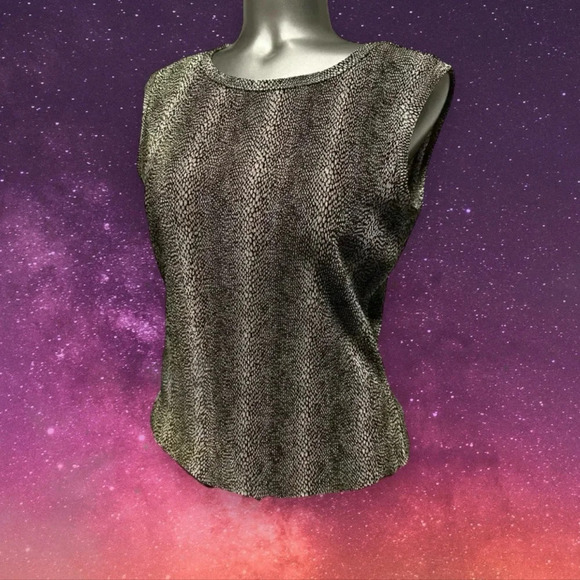 💟Reptile Print  Sleeveless Top - Picture 1 of 10